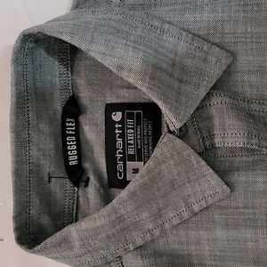 Men's Carhartt  Rugged Flex Relaxed Fit  Shirt, Forestry Green, Size M, NWOT